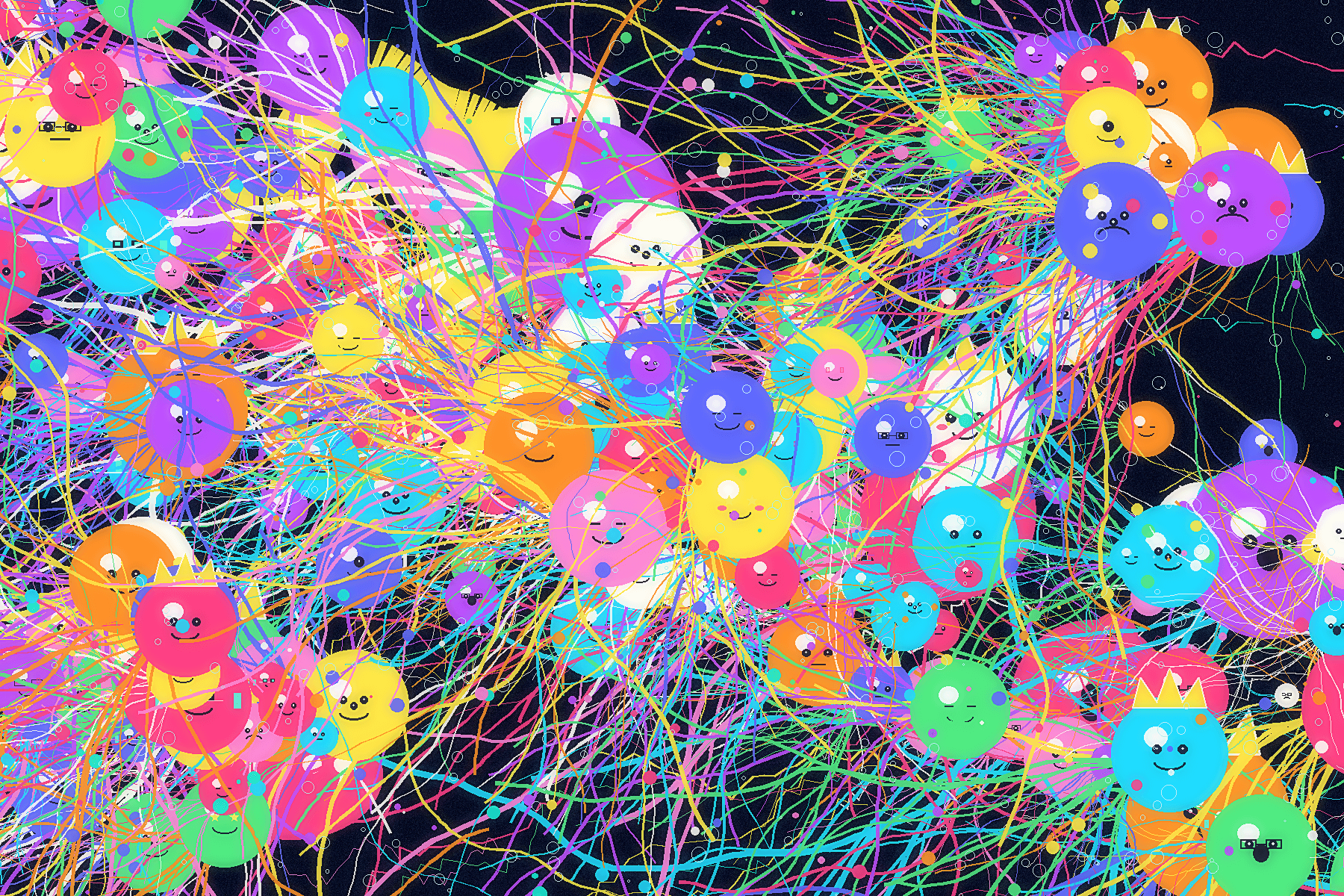 Generative particle field